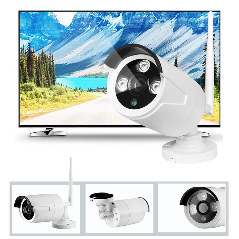 Hot Sale 4chs Wifi Nvr Kits Cctv Surveillance System 1.0/2.0mp Ip Camera For Home Alarm Security