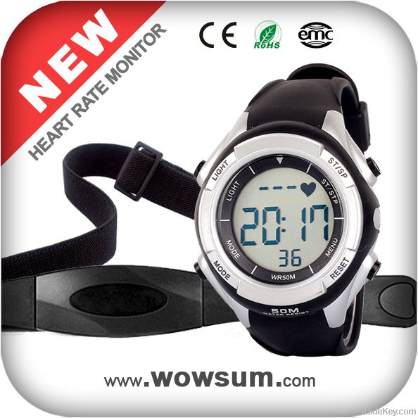 New Pulse and Heart Rate Monitor Sports Watch for Fitness
