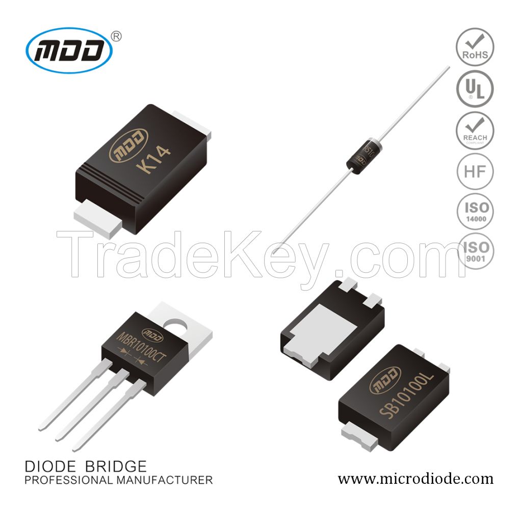 Schottky Barrier Rectifier Diode 1A 40V DSK14 SB10100L MBR10100CT SR5100