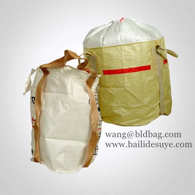 Circular ton bag/bulk bag for food and pharmaceutical