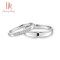 DR DARRY RING Diamond Couple Ring 18K White Gold Diamond Wedding Ring 10% Mr.