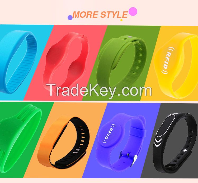 silicone water-proof RFID wristband