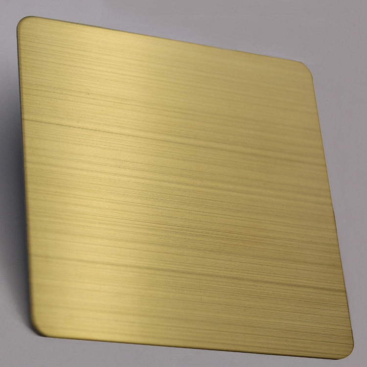 304 hairline rose gold stainless steel sheets