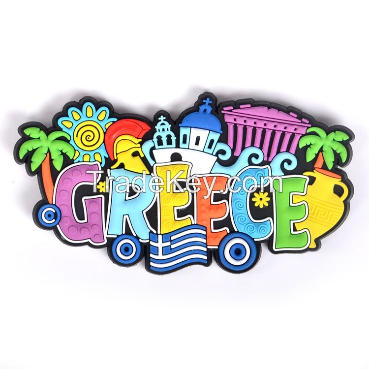 OEM Gifts Customized Silicone Rubber 3D PVC Fridge Magnet