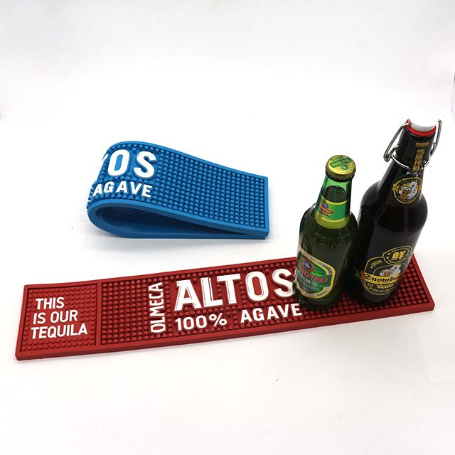 Custom Bar Mats Silicone Drink Rubber Mat Pvc Beer Mat