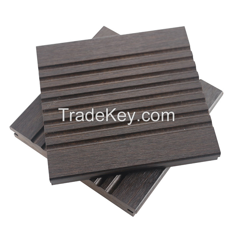 Strand Woven Bamboo outdoor decking with big waves