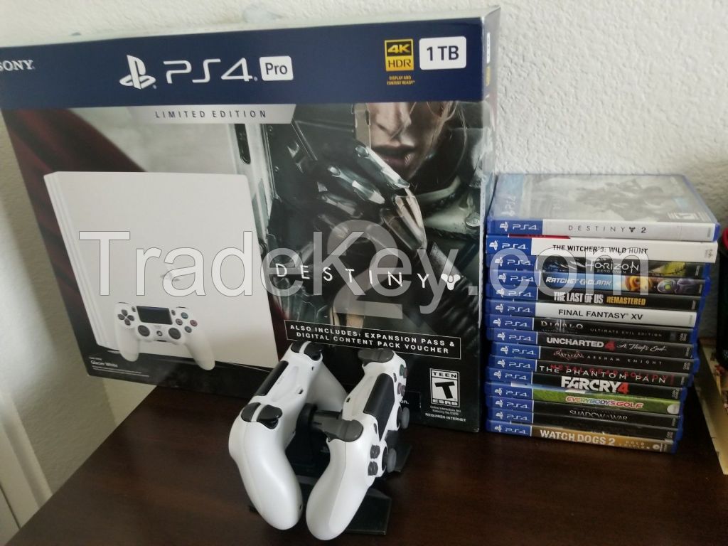 PROMO SALES BUY 5 GET 3 FREE SONY PLAYSTATION 4 Console pro 1TB PS4 CONSOLE 30 GAMES & 4 Controllers Wireless Headset