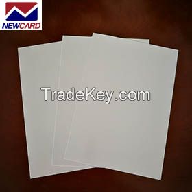 PVC core sheet for card making