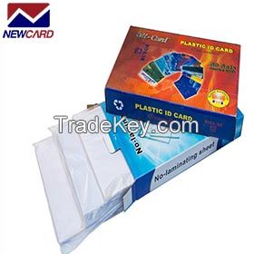 PVC free lamination sheet for instant card making 