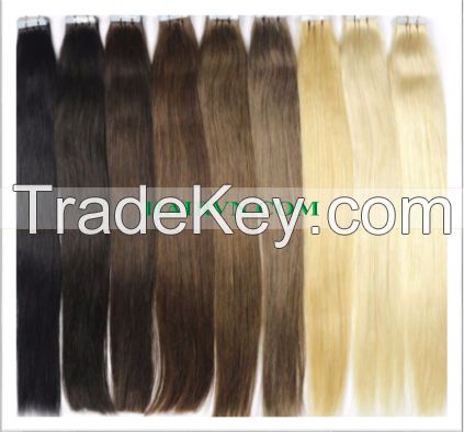 10 inches Vietnam straight tape hair extensions