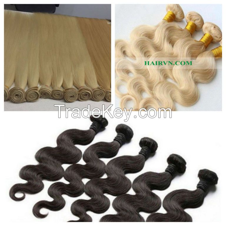 24 inches color weft hair extensions no shedding