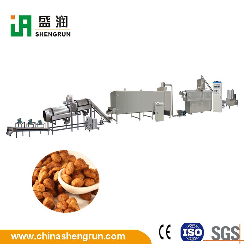 Dry Pet Dog Cat Food Processing Line 