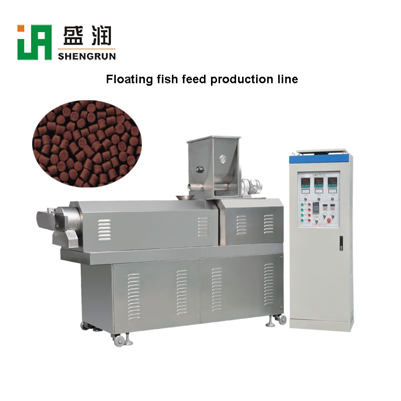 Extruded Floating Fish Feed Pellet Production Machine