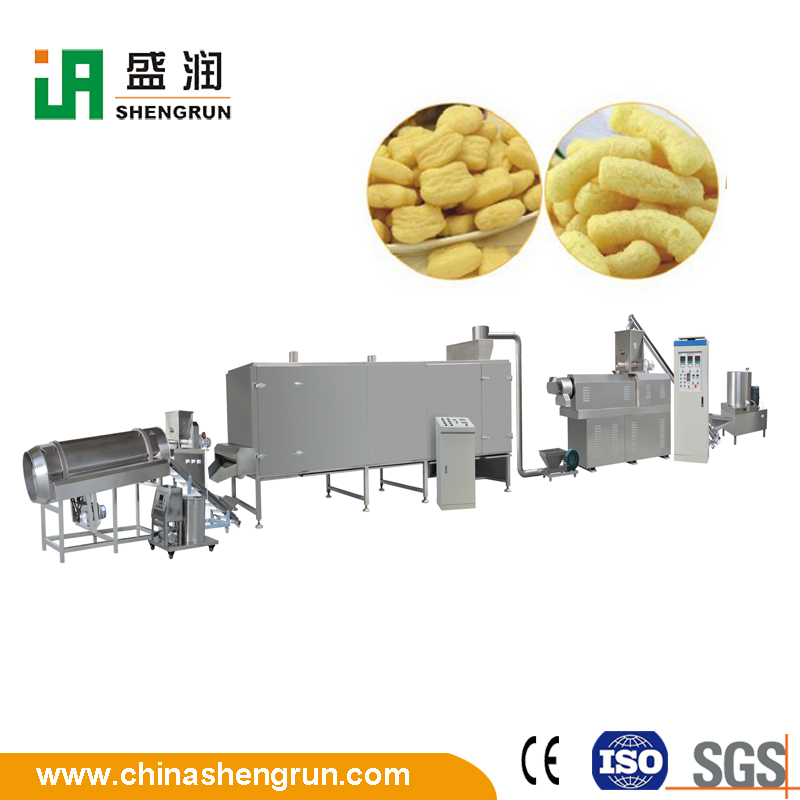 Puff Corn Snacks Extrusion Making Machine Production Line