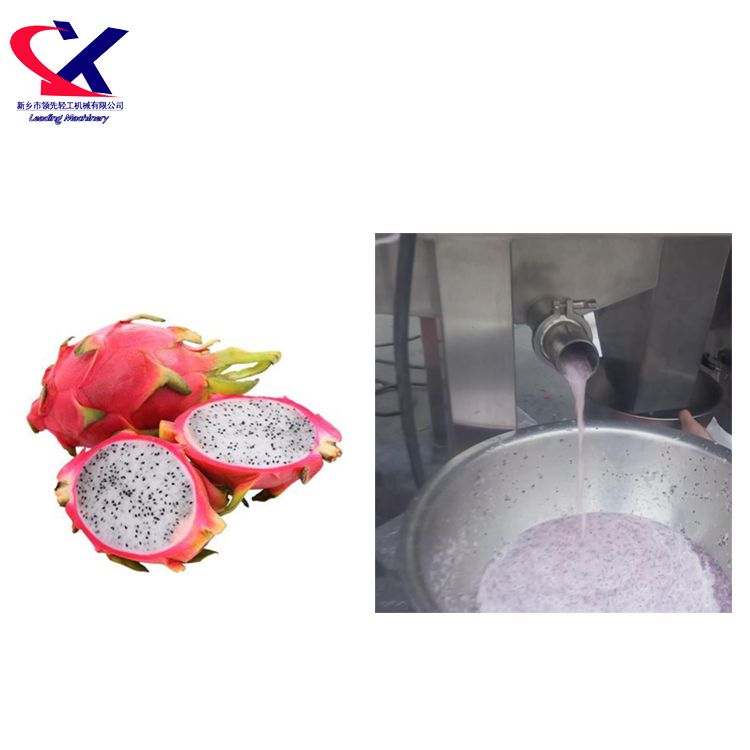 3 t/h Dragon Fruit Pitaya Peeling and Juice Making Machine