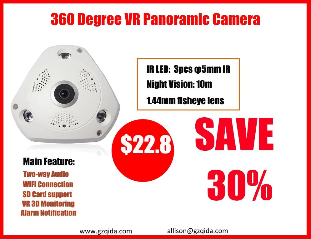 Wifi 360 degree VR Panoramic Camera 