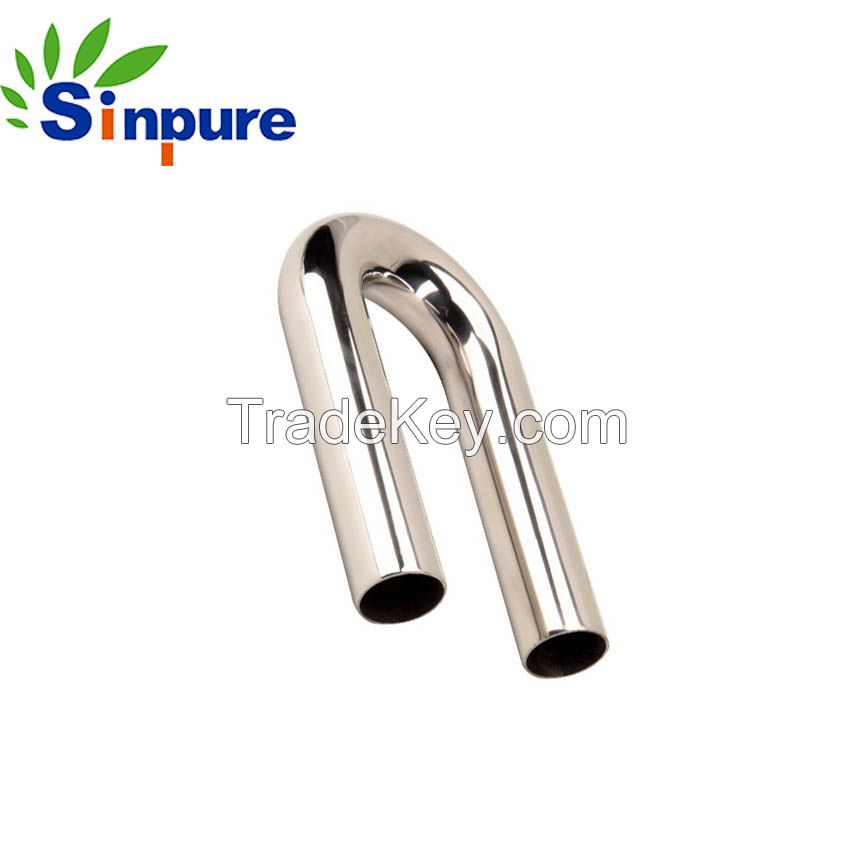 China custom stainless steel 90 degree bending tube for industrial parts