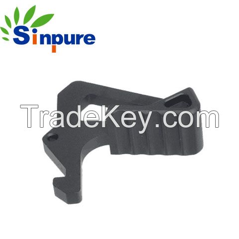 China custom aluminum black coating AR-15 charging handle