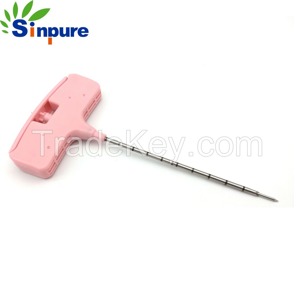 Custom medical stainless steel bone marrow aspiration biopsy needle 