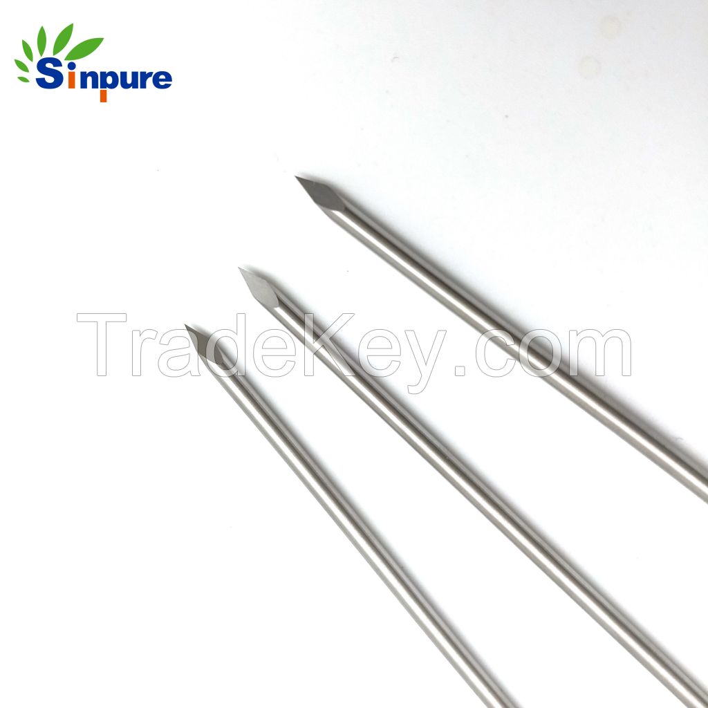 Custom medical stainless steel bone marrow aspiration biopsy needle