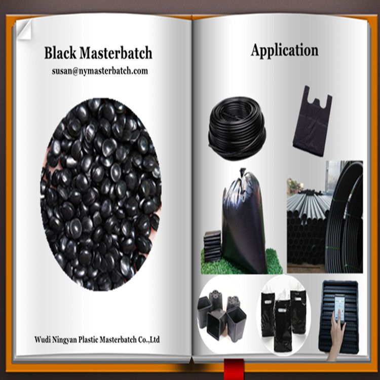 30% Carbon Black LLDPE plastic black Masterbatch 