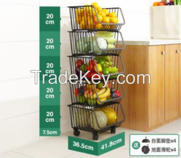 Fruit Storage Basket Holder