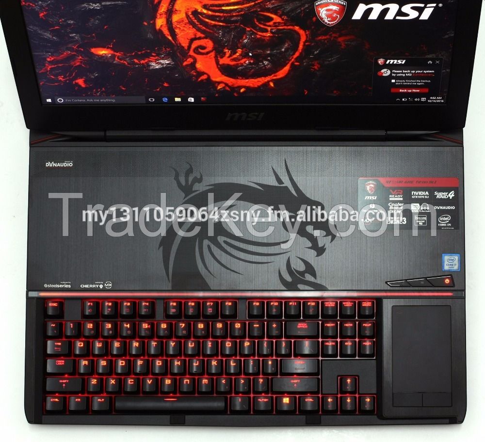 Accept Paypal for MSI 18.4" GT83VR TITAN SLI-212 GTX 1080 SLI Laptop