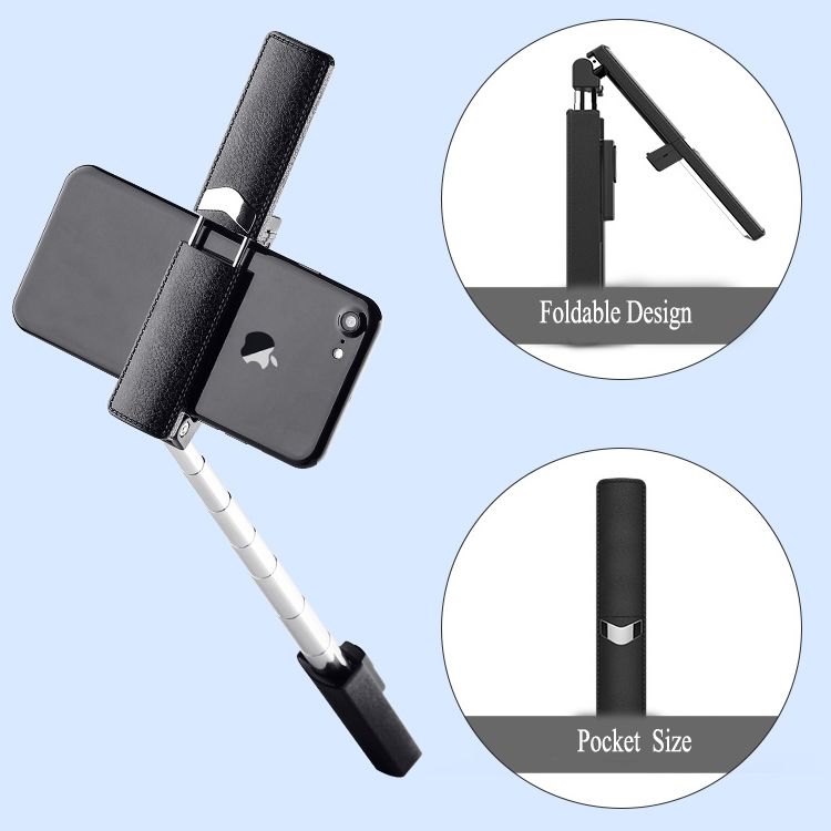 FreeShine Mini Foldable Fill Light Bluetooth Selfie Stick