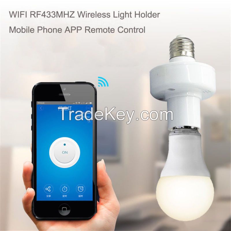 Smart Home Automation Sonoff Wireless Wifi Control Bulb holder slampher