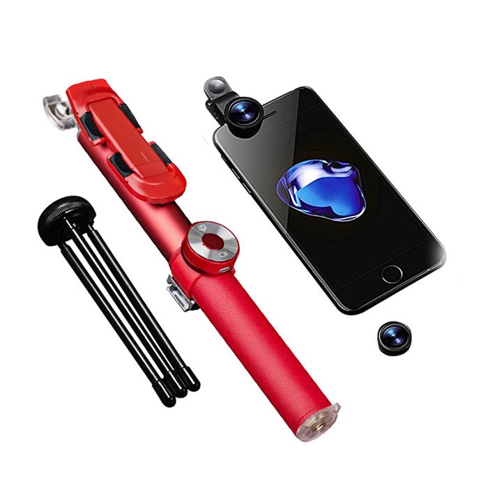 FreeShine Foldable Wireless Bluetooth Selfie Stick with Remote Shutter