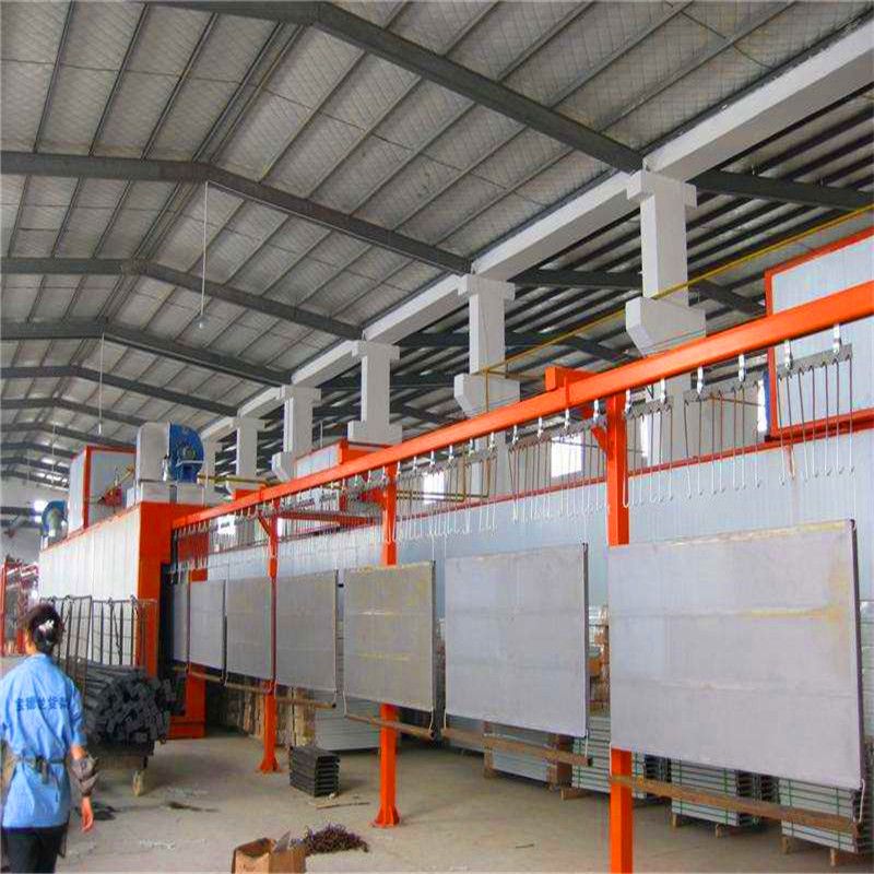 metal sheets powder coating plant