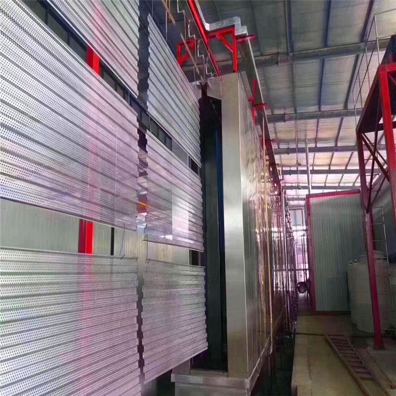 metal sheets powder coating plant