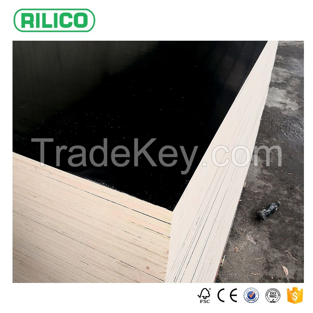 Guaranteed 15 times RILICO gold shuttering plywood with brown film