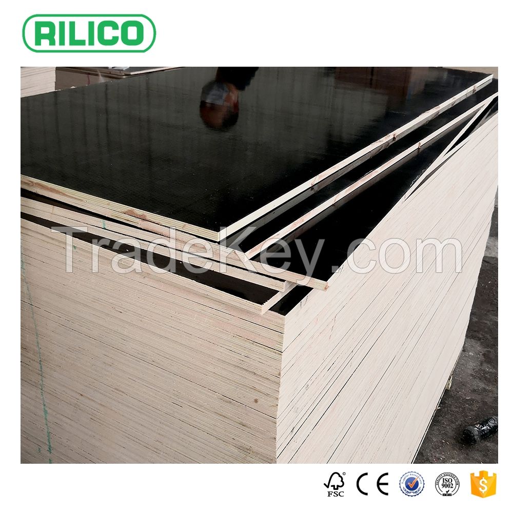 Guaranteed 15 times RILICO gold shuttering plywood with brown film