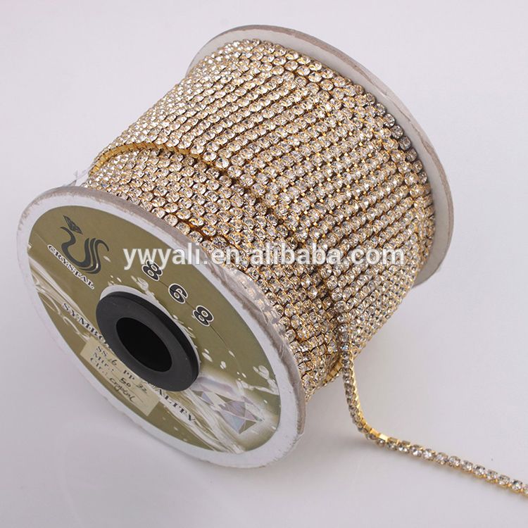 Wholesale Rhinestone Cup Chain for garment accessories