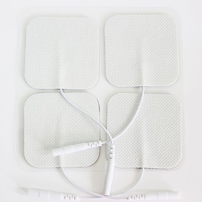 Physiotherapy Tens Electrode Pads with Wire 