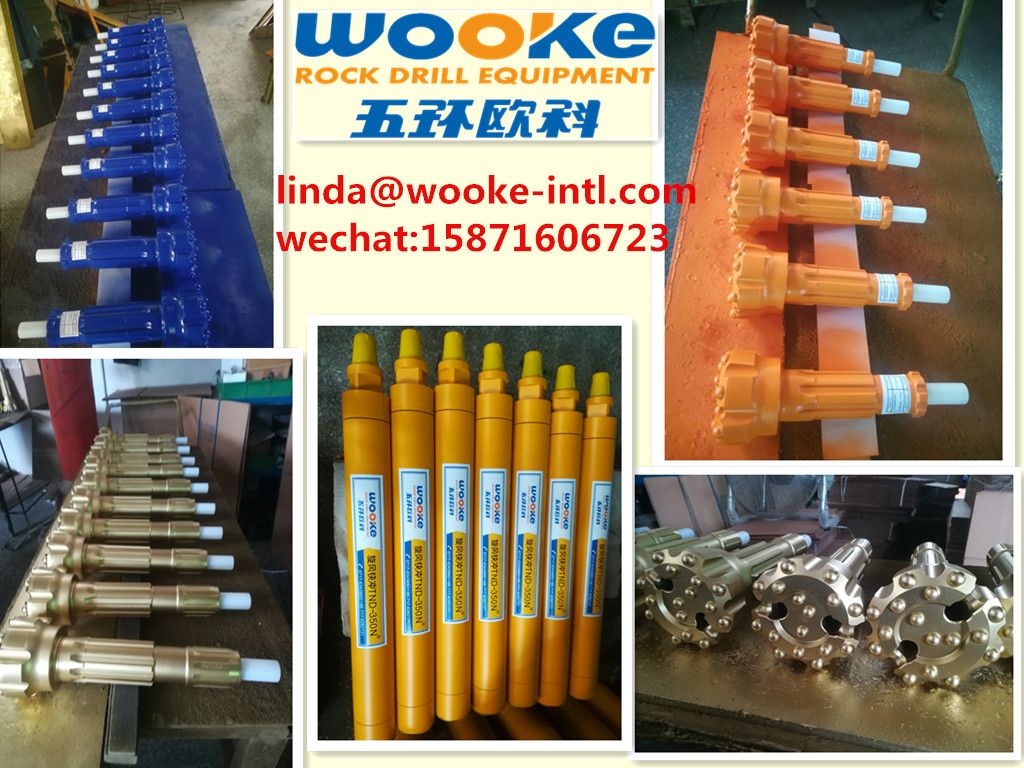 2 inch to 12 inch Medium High air pressure drilling Mining rock DTH hammers using in water wells, oil, gas, construction drilling