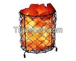 Himalayan Wrought Iron Salt Lamp