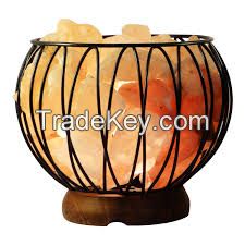 Himalayan Wrought Iron Salt Lamp