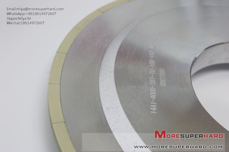 14A1  vitrified bond diamond grinding wheel for ceramic for pcd tools miya@moresuperhard.com
