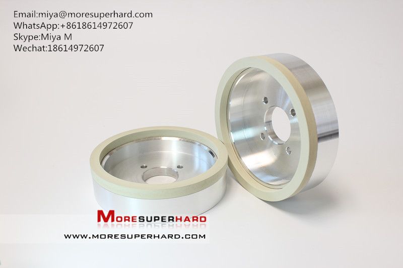 6A2  vitrified bond diamond grinding wheel for ceramic for pcd tools miya@moresuperhard.com