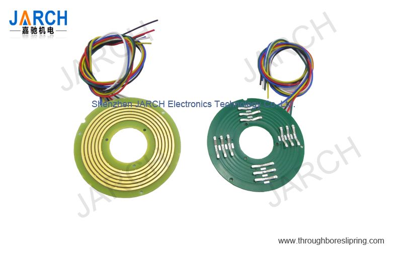 JARCH Electrical Filling Equipment Pancake Slip Ring , Slip Rings Commutator Mini Rotary Swivel Joint Slip Rings