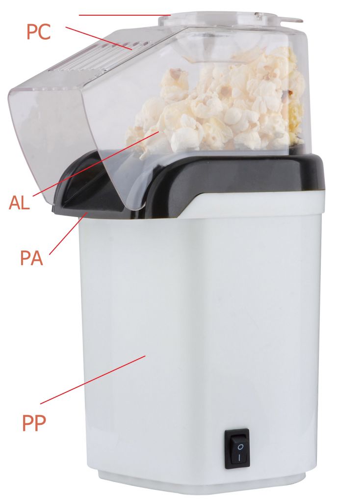 220 Voltage (V) and CE Certification hot air popcorn machine