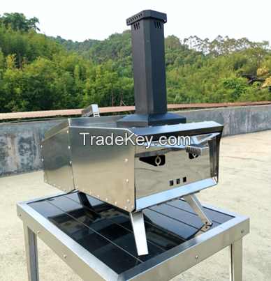 Cigarette pass portable outdoor pizza oven, with lovely and interesting appearance, large capacity and more stable temperament