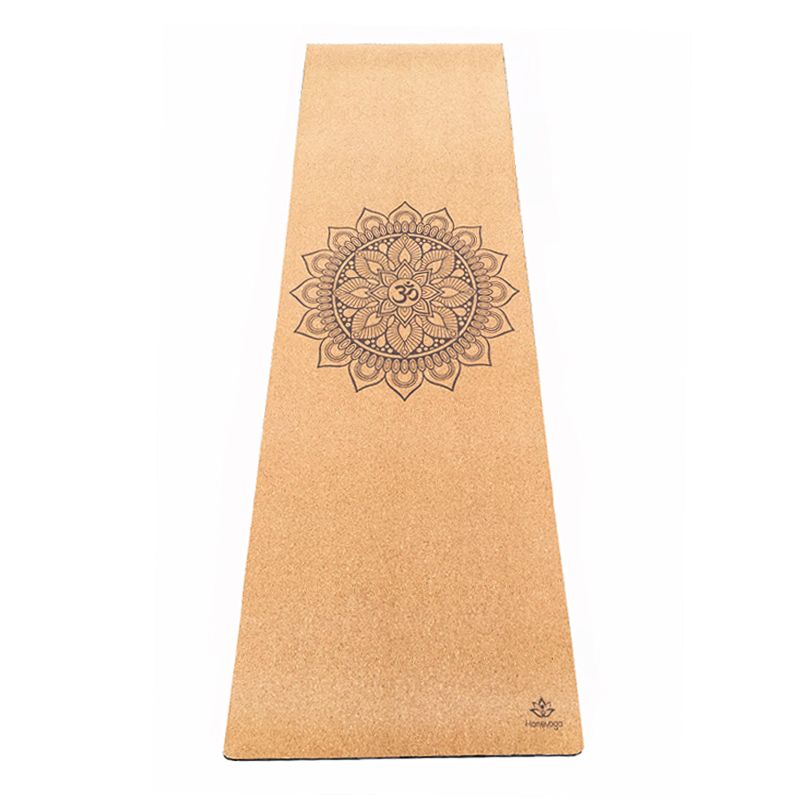 Organic Cork Rubber Mandala Yoga mat