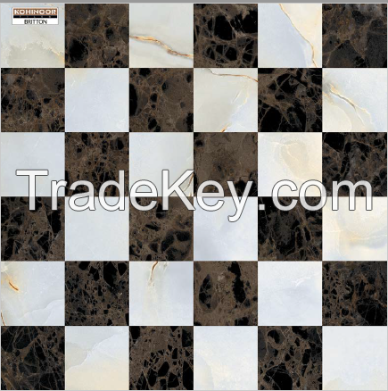 600*600mm Hi- GLoss Vitrified For Interior Application