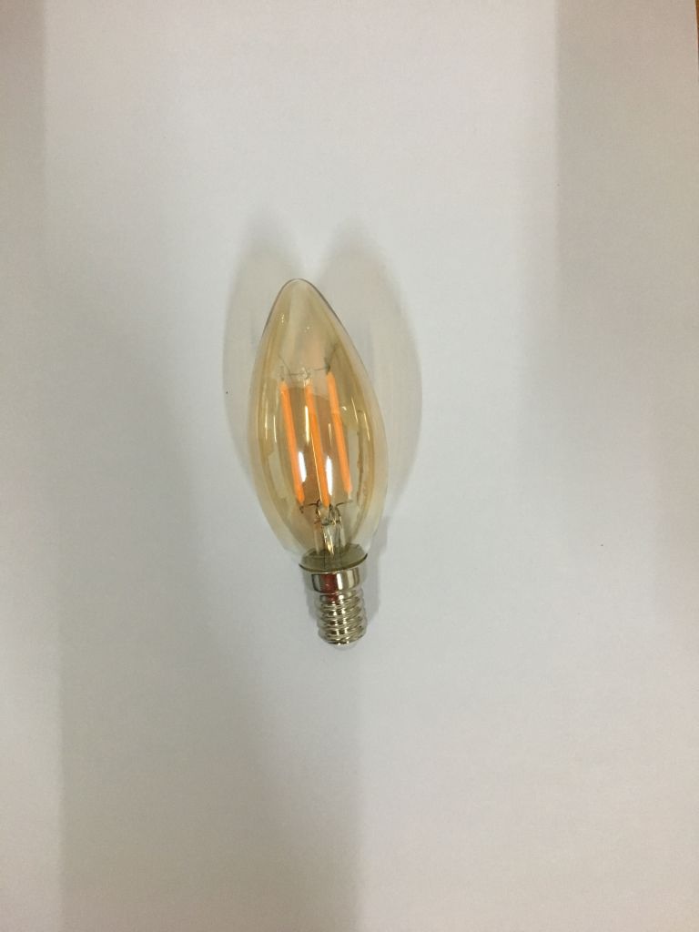 led filament bulb C35 Edison bulb LED candle light