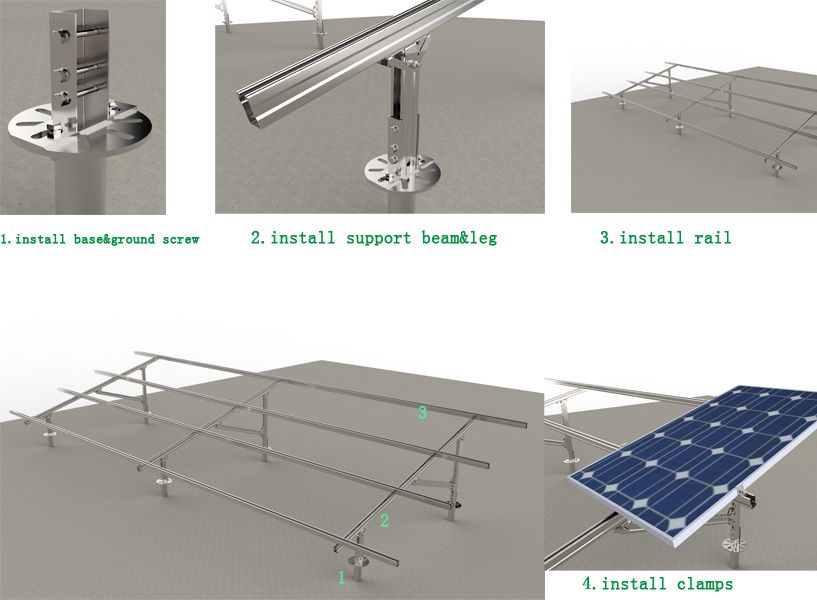 Galvanized roof racking system