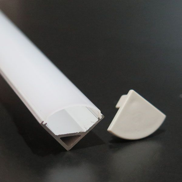 Led Extrusion Aluminum Linear Light Housing For Triangle Light