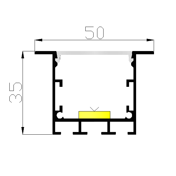 Foshan factory recessed wall lamp light housing for indoor lighting